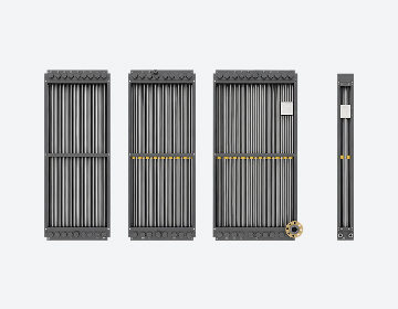 Heat exchanger assemblies of various sizes