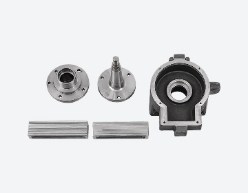 Machined aluminium and stainless steel components