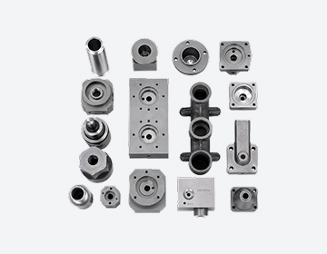 Machined aluminium and stainless steel components