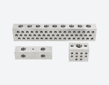 Precision machined heat exchanger blocks